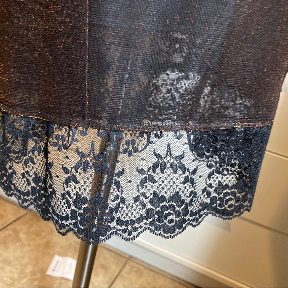 Patra Brown and Orange Midi Dress - Picture 5 of 10